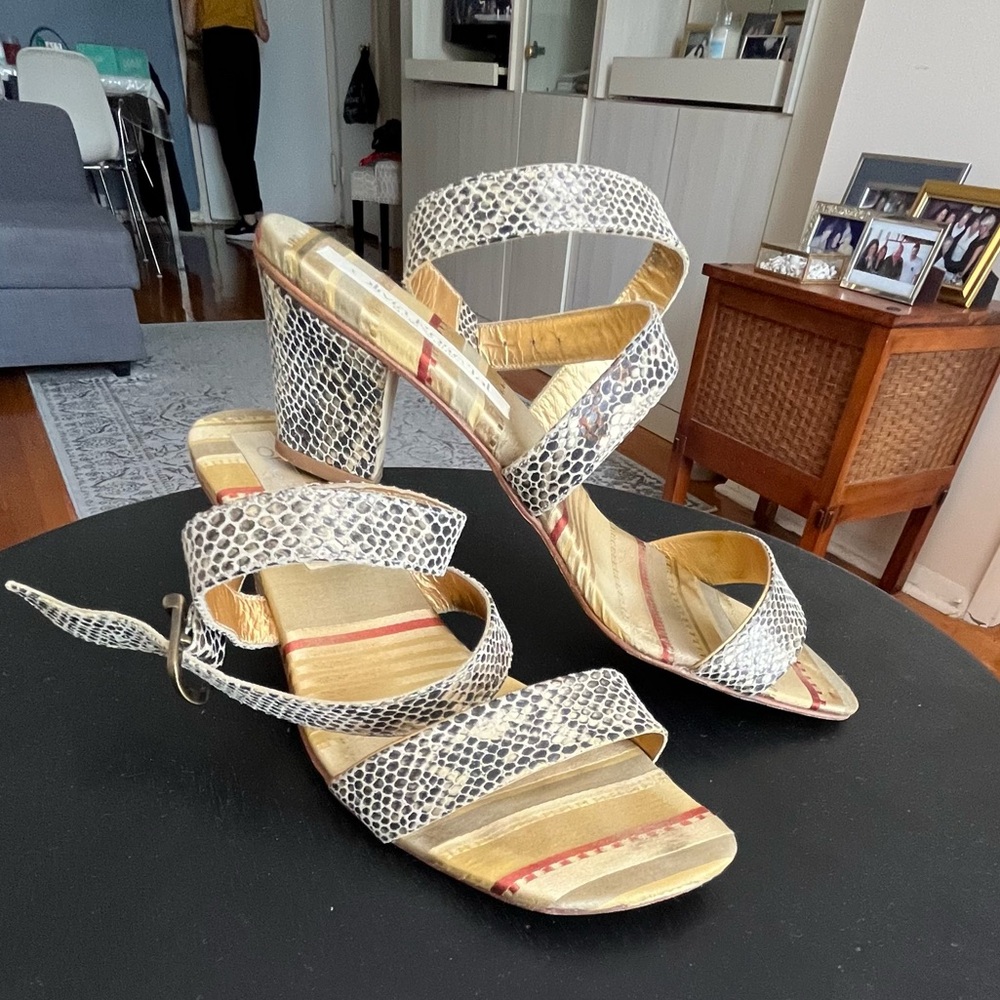Olivia Rose Tal Ankle Strap heels 7.5